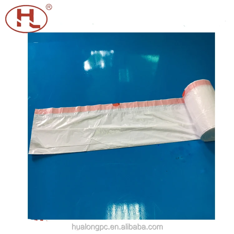 
Customized drawstring trash bags plastic garbage bags with tie string 