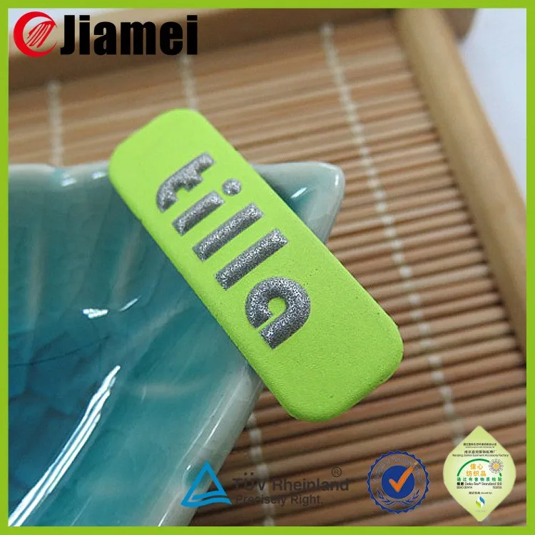 Hgh density Fashion New products letter reflective patches