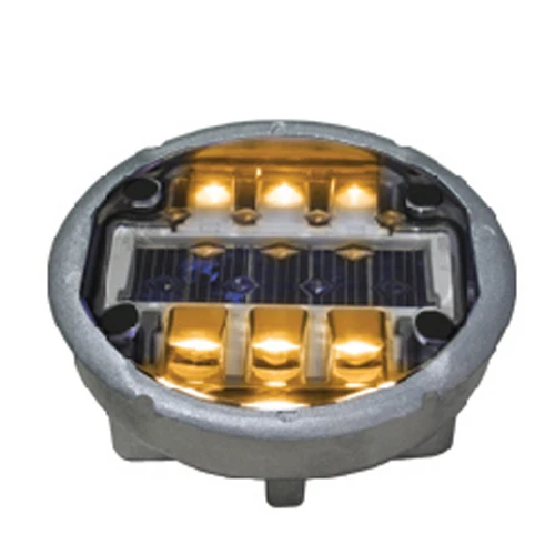Aluminum Alloy Waterproof IP68 Burial Type Solar Powered (Charging) LED Cat Eye (Road Stud / Pavement Marker) MS-110