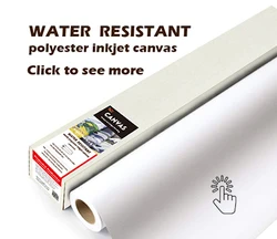 Waterproof  polyester blank stretch canvas roll for art painting