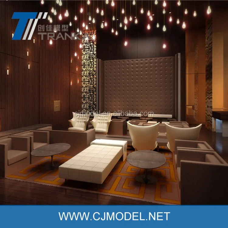3D interior design rendering of office building , computer renderings