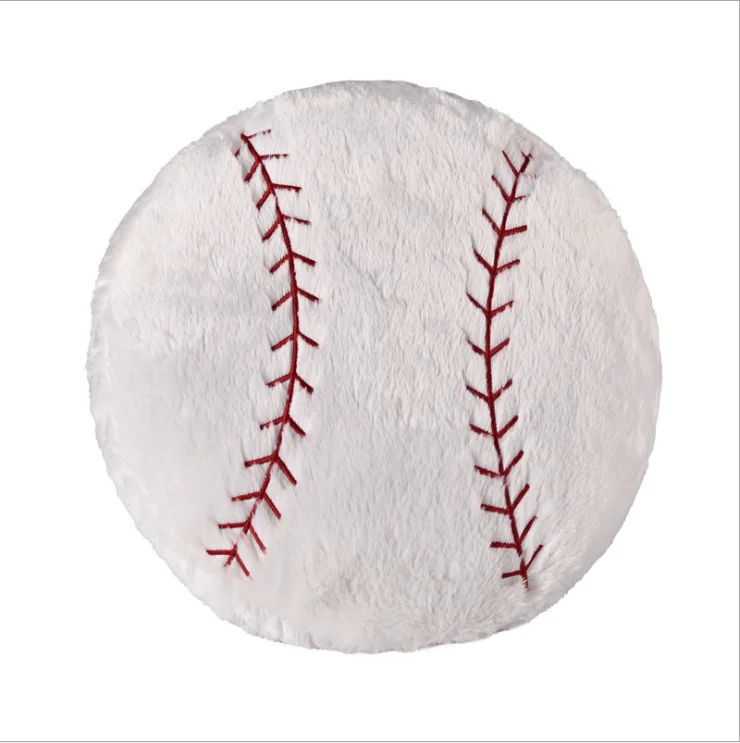 
Wholesale Personalized Baseball Football Plush Sports Ball Pillow 