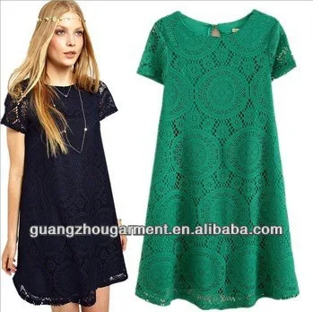 casual spring and summer vestidos short high street fashionable plus size ladies sexy lace dress oem
