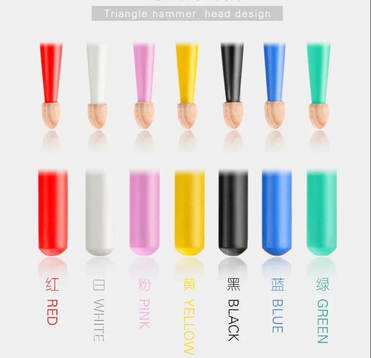 Wholesale HUN Colorful 7A American Hickory Drum Sticks