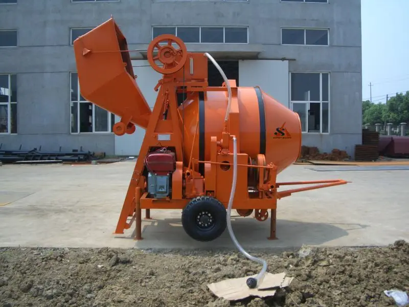 Self-Loading Hydraulic Diesel Engine Concrete Mixer