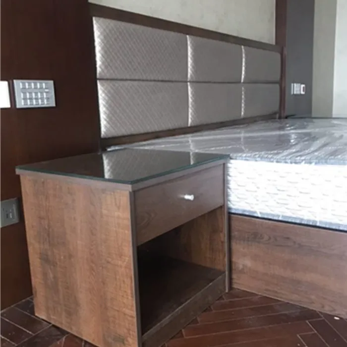 Wooden Budget Hotel Room Sets King Size Bed Furniture