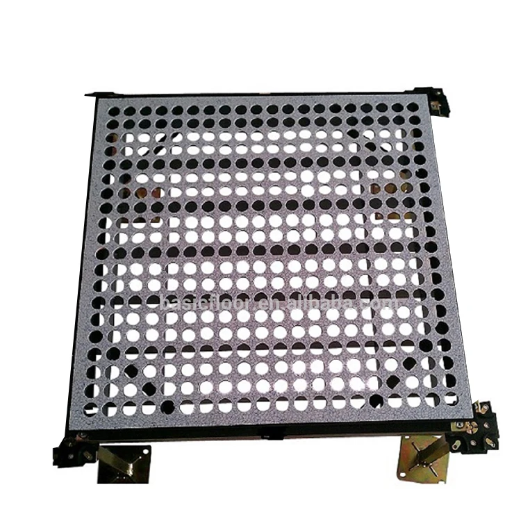 China wholesale server room anti-static perforated raised floor