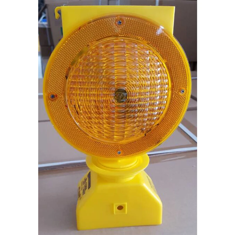 
Factory outlet Solar LED barricade warning light for traffic road construction mounted on traffic cone 