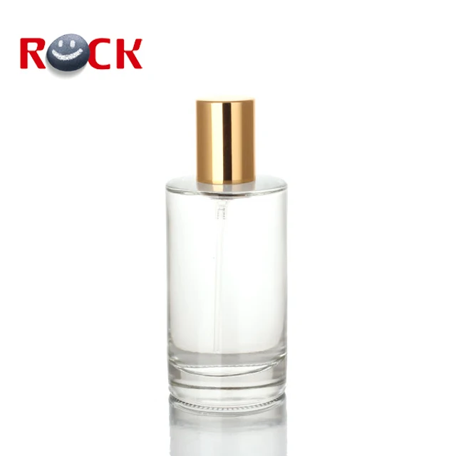 High quality glass material transparent spray perfume bottle dubai 50ml