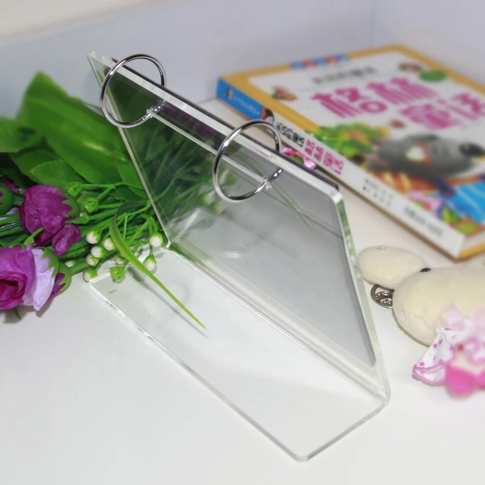 Acrylic Desktop Calendar Holder Plastic Acrylic Calendar Frames Holder Acrylic Display Stand
