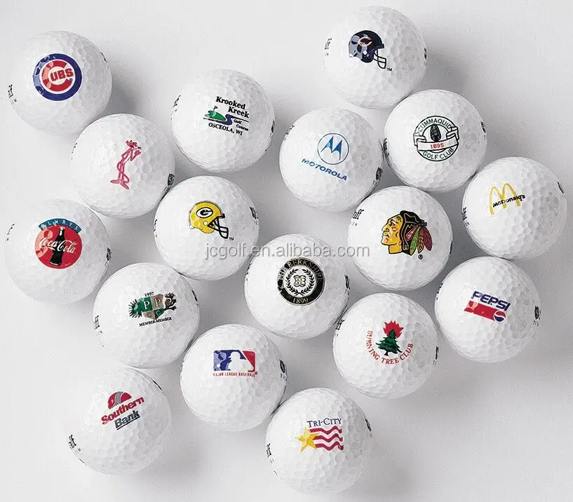 Custom Plastic PVC box packed white promotional golf balls