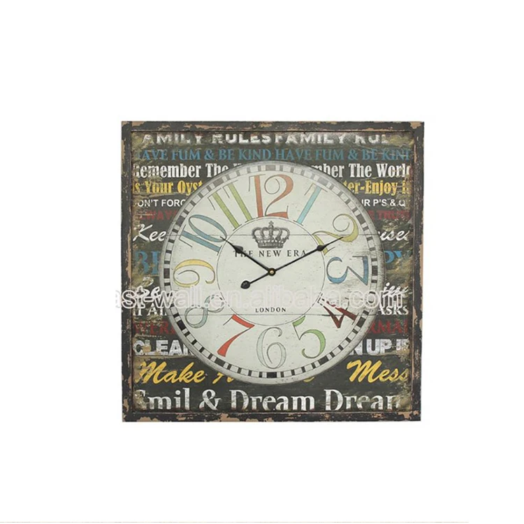 Hot Selling Excellent Quality Hot-Stamping Custom-Tailor Galileo Thermometer With Wooden Clock