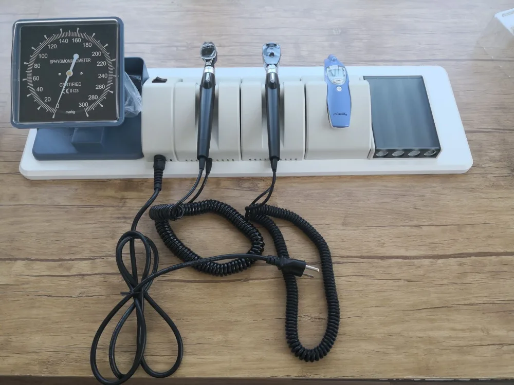 Интегрированная настенная система ENT MSLOO5/больничное оборудование, диагностический офтальмоскоп и отоскоп