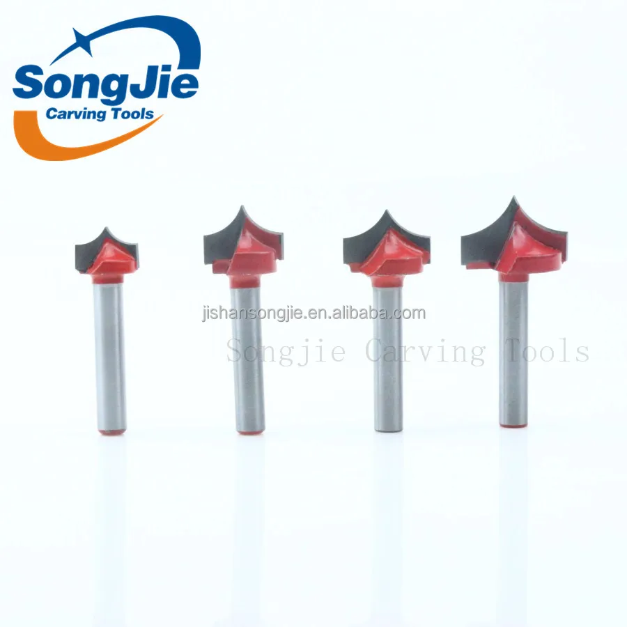 Tungsten carbide router bits for wood woodworking 6mm router bits set carbide end mill rotary cutter