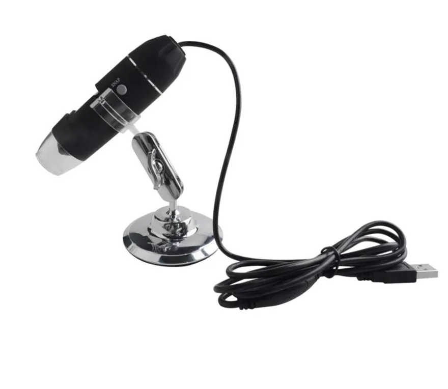 Portable USB Digital microscope 200X 800X 1600X 500X 50 X ~ 500X In-built White Light 8 LED magnifier Endoscope Video Camera