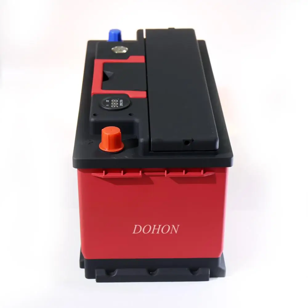 Lifepo4 high capacity solar storage battery 12V 100AH rechargeable lithium ion car battery