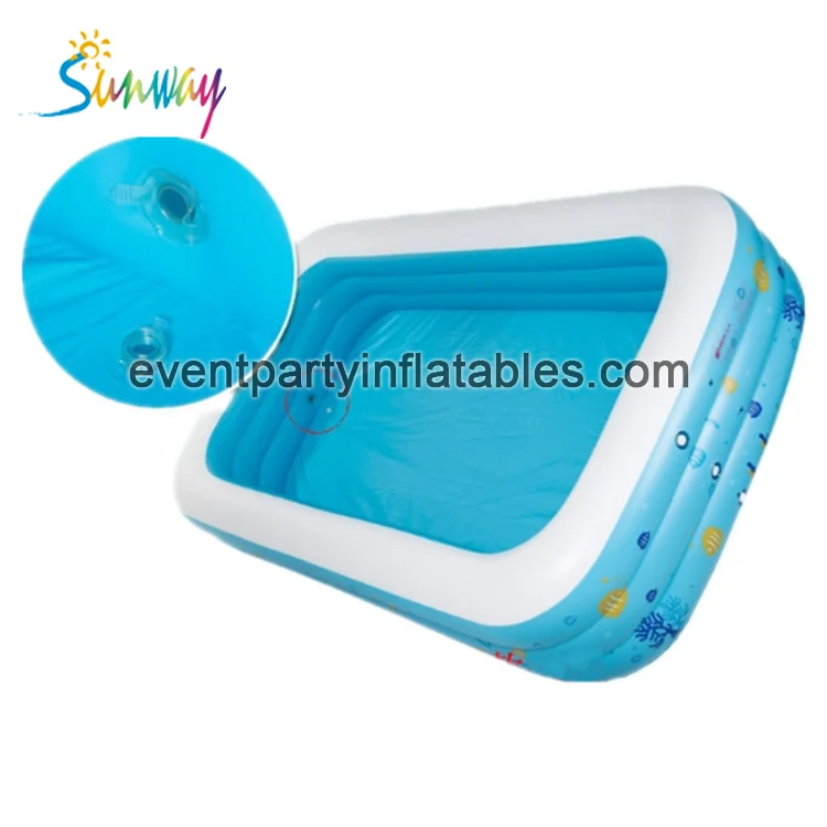 Inflatable family swimming pool, portable children swimming pool for sale