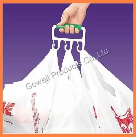 Plastic Easy Carrying Grocery Shopping Bag Holder