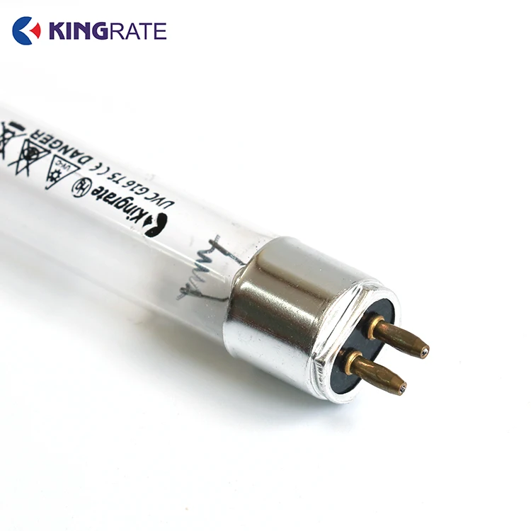 254NM 185NM Quartz Ultraviolet Sterilize Germicidal UV Lamps Tube 2 Side 2 Pins 6W 8W 11W 16W UVC Germicidal Light T5