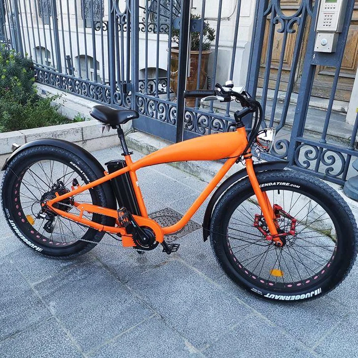 MF-904 New model big head 26 inch mountain electric bike fat tire bicycle
