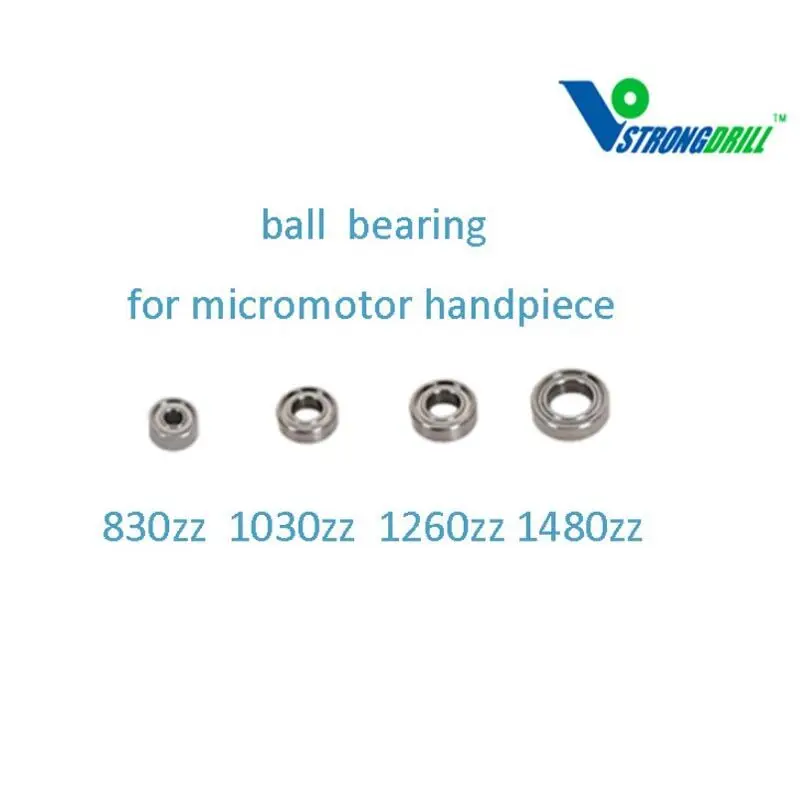 Stainless steel deep groove ball bearing 830ZZ/1260ZZ/1480ZZ for strong marathon handpiece