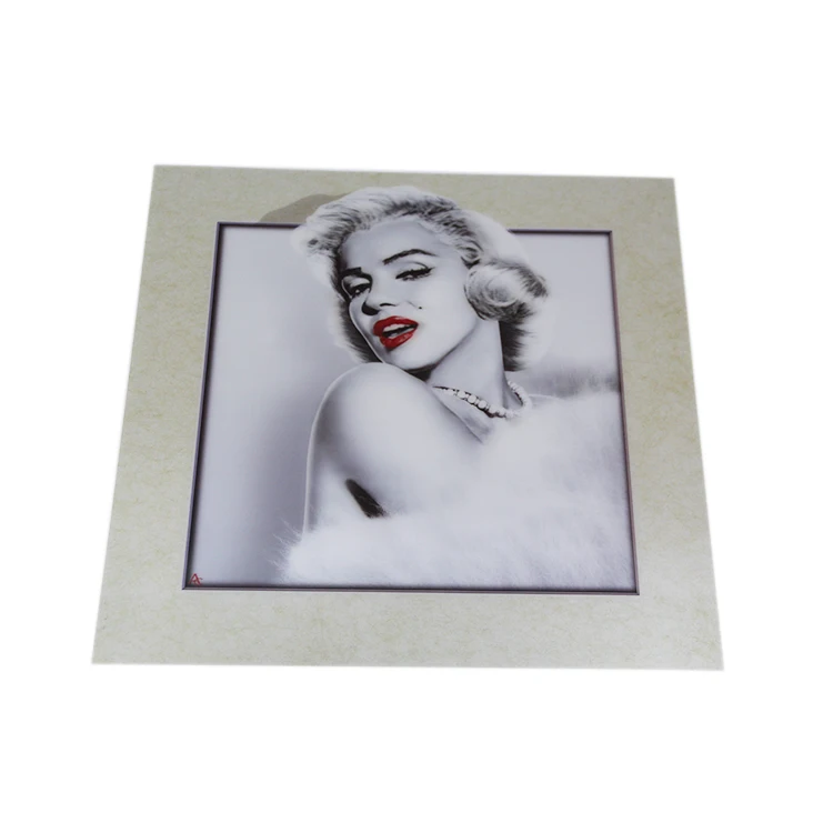 Новая мода Бог Lenticular 3D бирка