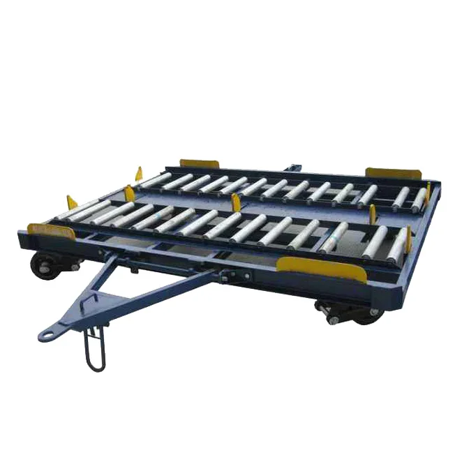 1ton tractor baggage towing dolly/ airport luggage dolly