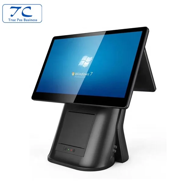15.6 Inch Waterproof Mini POS System Manufacturer with 8 LED Display