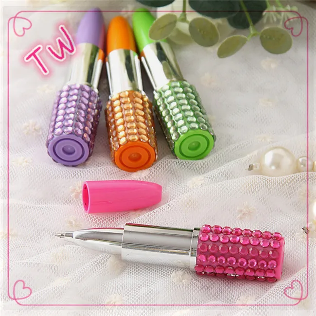 new innovative stationery product supply ballpoint pen Lipstick design pens 029