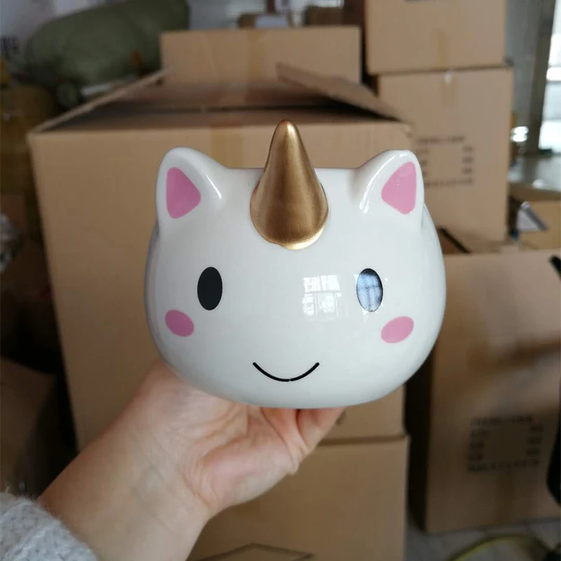 Cartoon Unicorn Mug 3D Ceramic Coffee Cup Drinkware Mug Cup