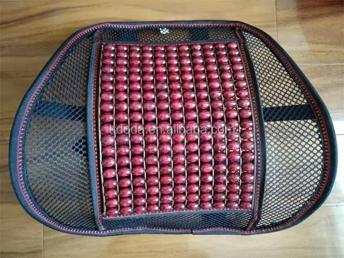 cool comfortable wooden beads back support seat cushion