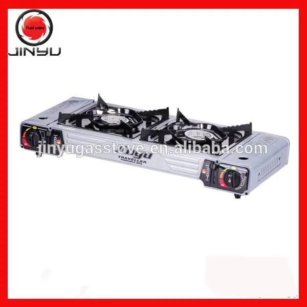 продаёе горячих открытый кемпинг гостиницы и ресторана использование нержавеющей стали поверхности двойным алюминиевые горелки