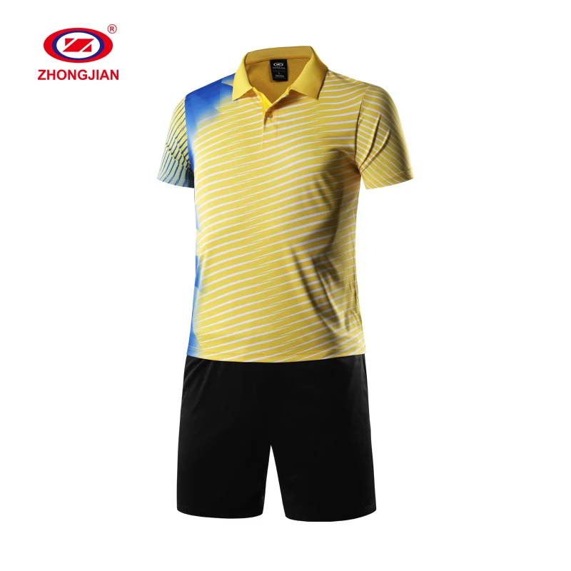 New Badminton Shirts Set Women/Men Sport Shirt Tennis Shirts Table Tennis T-shirt Running Sportswear Tshirt + Shorts for Unisex