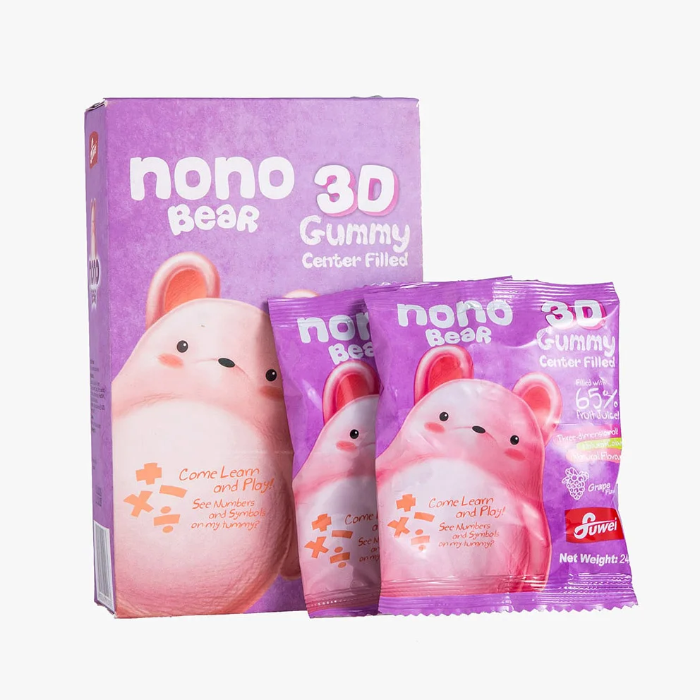 Bulk vitamin bear gummy candy chewing gum in bulk