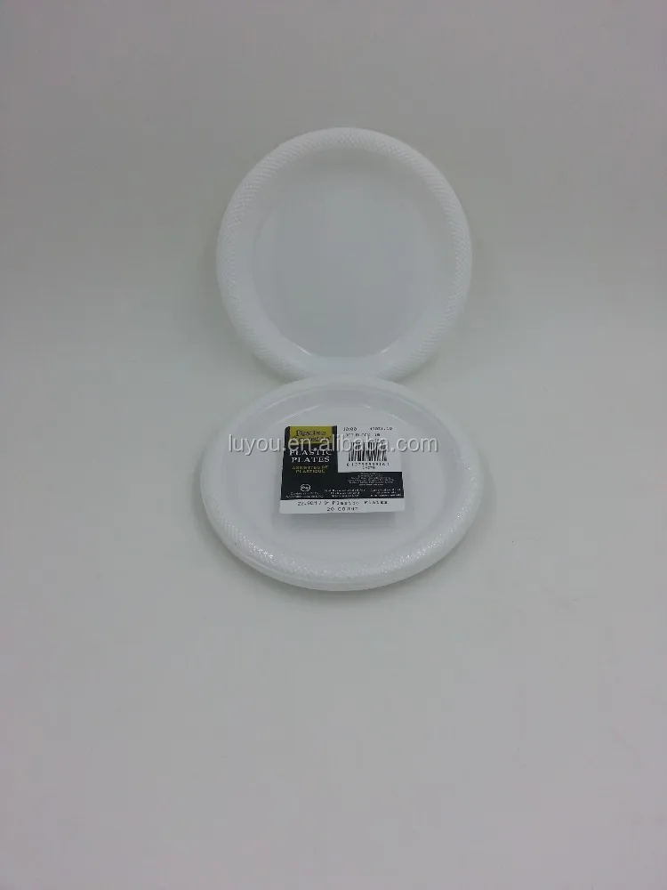 
disposable plastic color party snack plate 