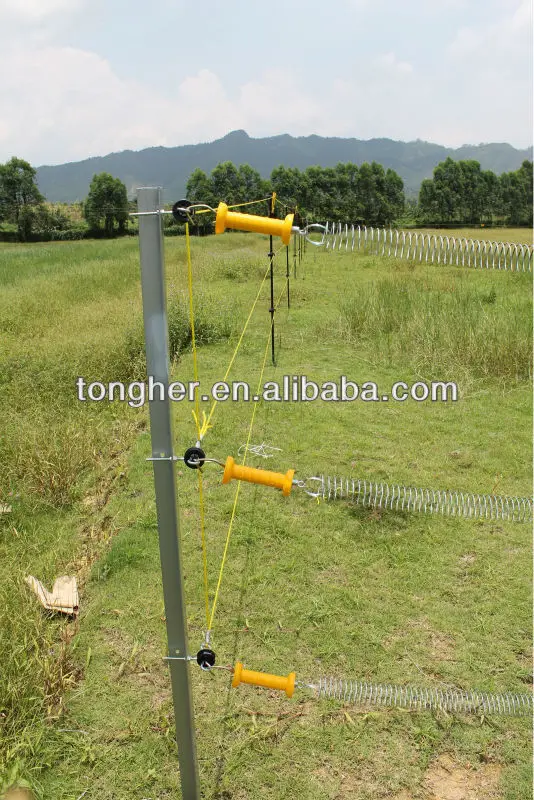 Stainless steel electric fence gate spring for farm fence