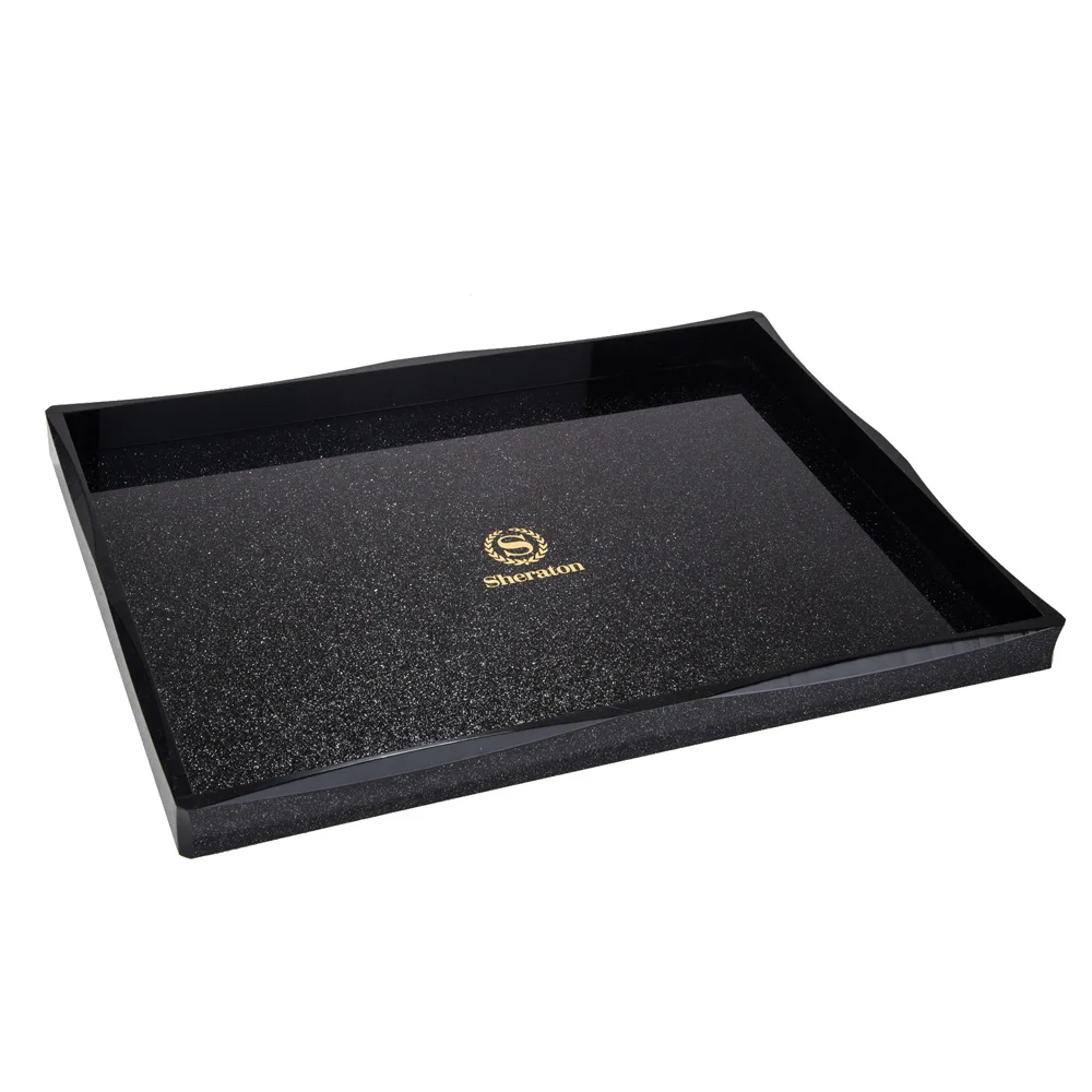 Customized luxury acrylic amenity series for restaurant hotel guest room supplies outlet