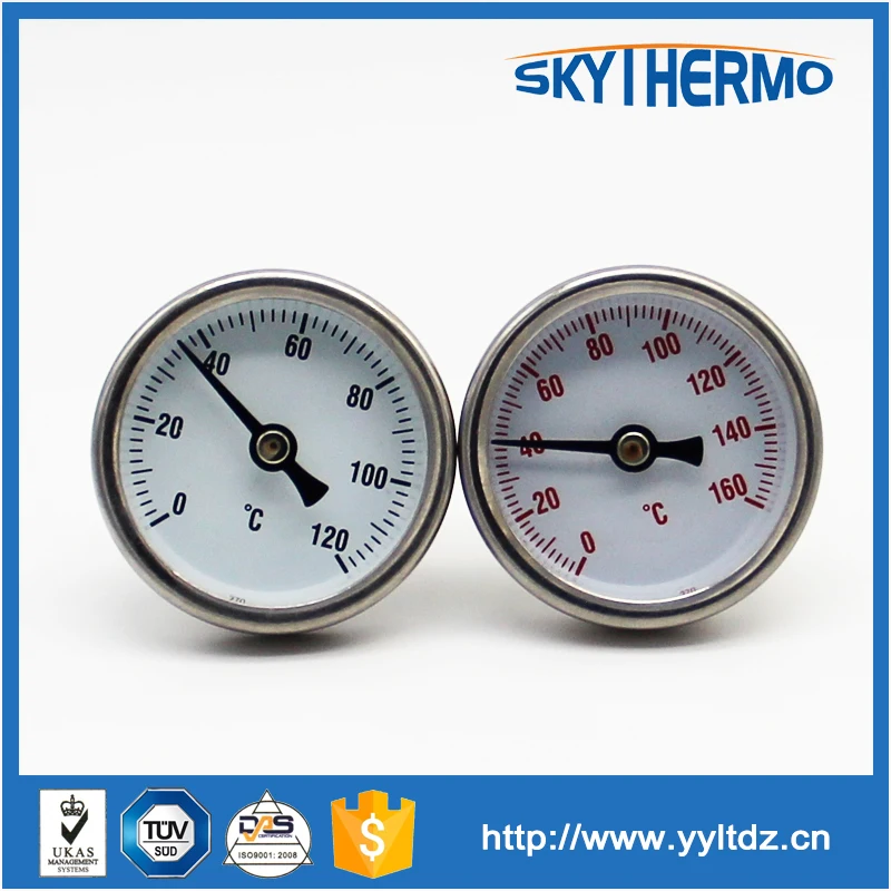 Высокая температура циферблат tyep thermoemter трубы датчик температуры