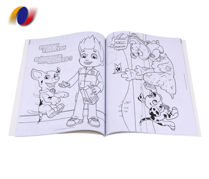 High quality baby children color soft book coloring book for kids