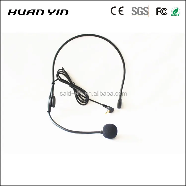 Head wore microphone coach training headset headband light weight microphone