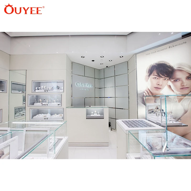 Retail Jewellery Counter Top Custom Pandora Wooden Jewelry Display For Shop Interior Design