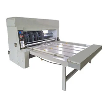 Цепная подача воды чернила гофрированный картон печатная машина для изготовления картона