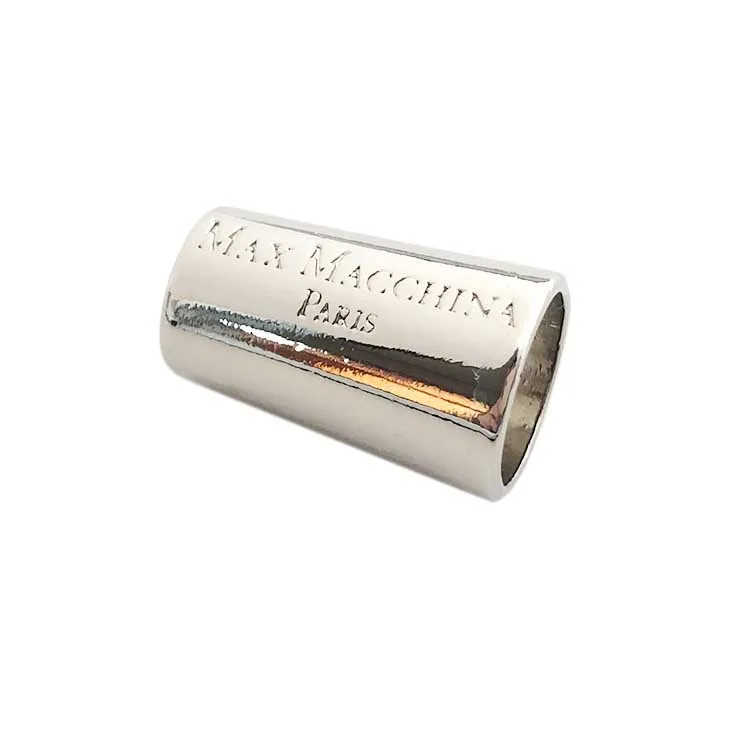 Высокое Качество гравировка Серебряный логотип под заказ металлический кулон бикини со шнурком колокольчик заглушка для купальника