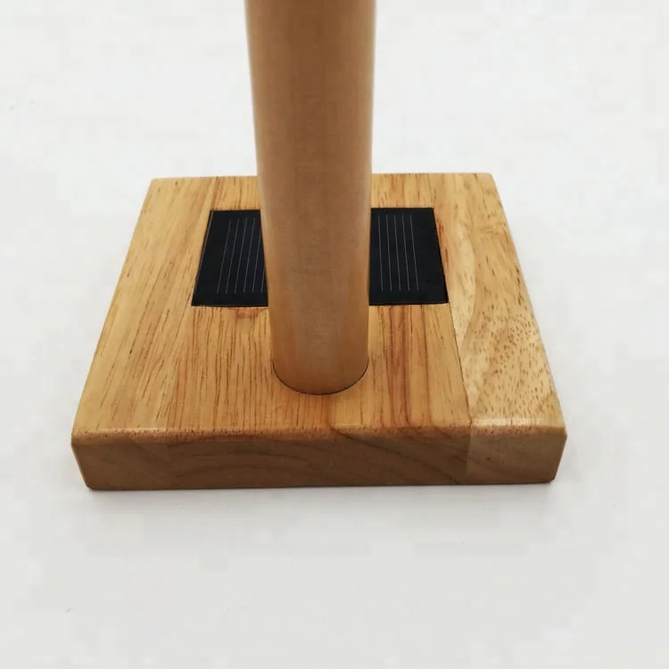 Customized and hotest solar wooden windmill for toys and garden