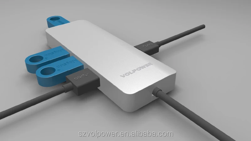 2016 Новых частных в лучшей цене VP-H01 Type-C портативный ноутбук концентратор Тип C usb 3.0 хаб 4 порта