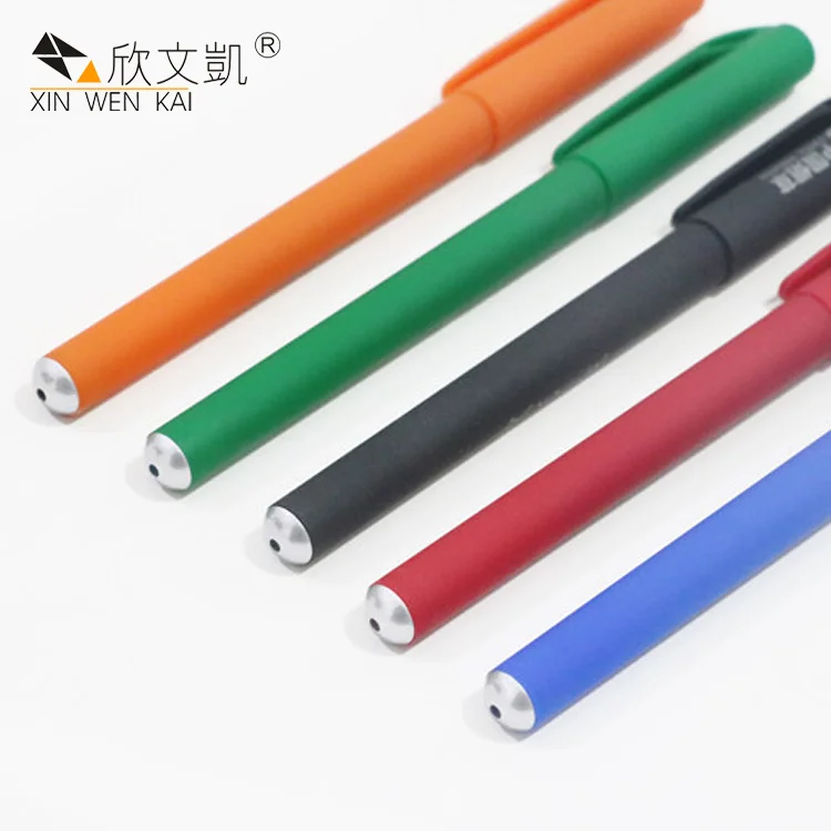 
Free Sample Chinese Manufacturer Supply Flat Type Black Color Ballpoint Pen 