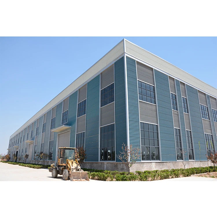 Prefabricated house low cost prefabricared kits prefab warehouse steel structure fabrication in Central African