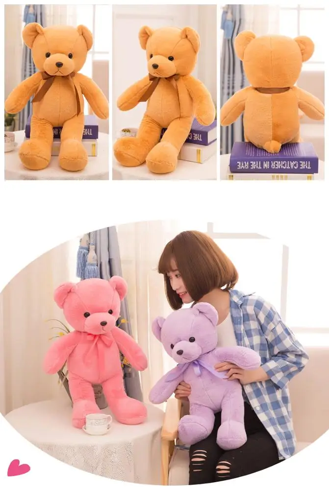 Customized cheap toy China cute bear plush animal toy for kids children