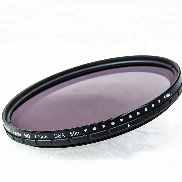 
YOPHY camera Variable ND2x-400x filter AGC glass Neutral Density nd Filter for Camera lenses 