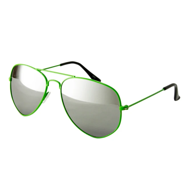 Hot sell 3025 solid color glass lens aviation sunglasses men 56mm pilot classic brand glasses mirror